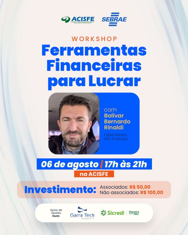 Workshop Ferramentas Financeiras para Lucrar 