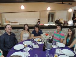 Representantes da Empresa Mec�nica kruwelkop e do Departamento do Turismo Everton Kremer