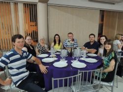 Representantes das Empresas Posto Kuno, DR Ruschel, Dellar M�veis Sob Medida, Fine M�bel, Supermercado Selbach, Spengler e Spengler Ilumina��es