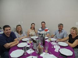 Representantes das Empresas Farm�cia Hamam�lis, EZA Contabilidade, Sicredi Ag Feliz e Estofados Classe A