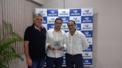Agncia Banco do Brasil recebendo homenagem pelos 20 anos de filiao  ACISFE