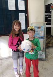 51� Pr�mio Bola de Futebol | Bruno e Sofia Schneider | Matiel - Feliz