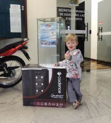 74� Pr�mio Adega Gourmet | Ganhador do Sorteio em 15.08 | Carlos Eduardo Mahs Fenner | Coqueiral - Feliz