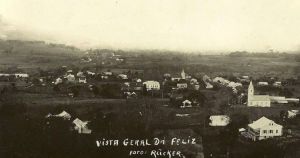 Você sabe como surgiu o nome da cidade de FELIZ? 