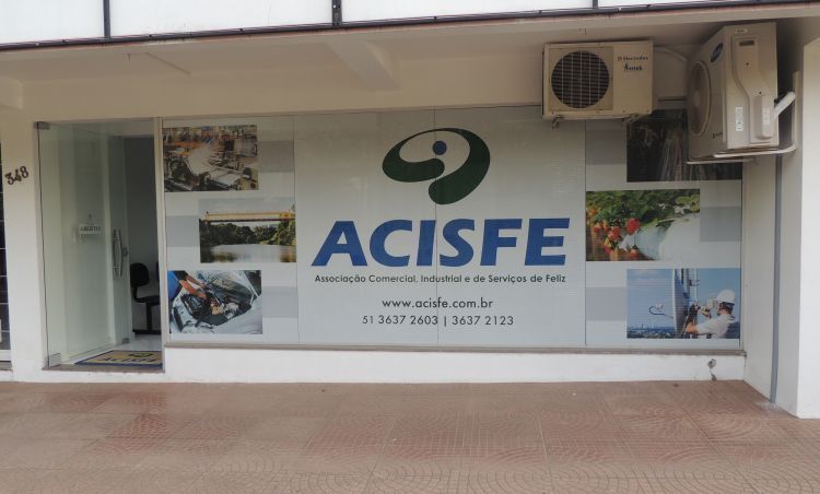 A Sede da ACISFE está em novo endereço, na Rua Pedro Noll, 348, Centro de Feliz