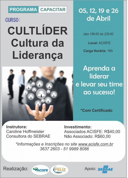 Curso CultLìder é tema da primeira capacitação do Programa Capacitar 2017