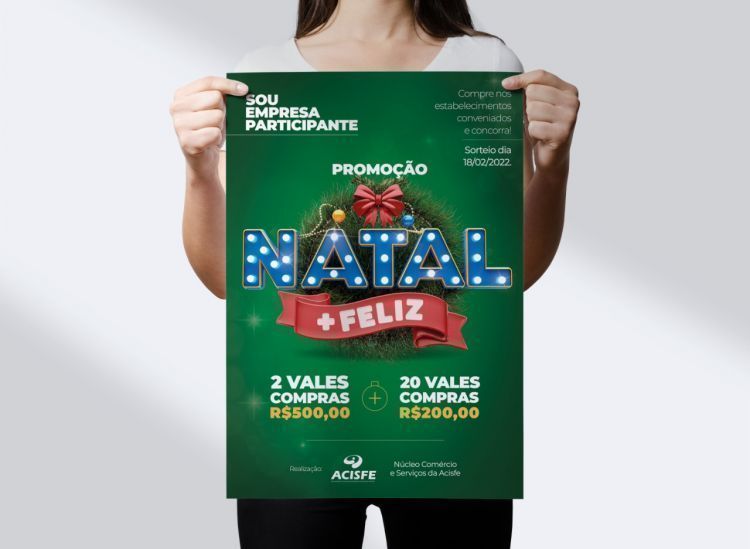 ACISFE lança Campanha Natal + Feliz 