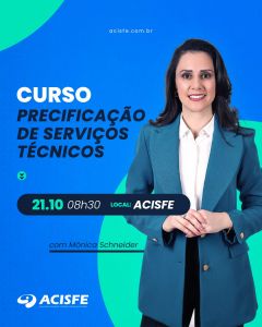 Participe do Curso Precificação de Serviços Técnicos