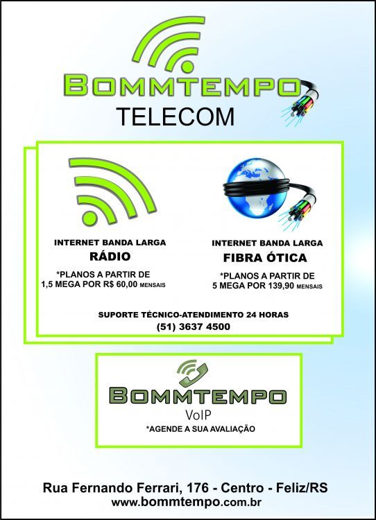 BOMMTEMPO TELECOM - INTERNET BANDA LARGA
