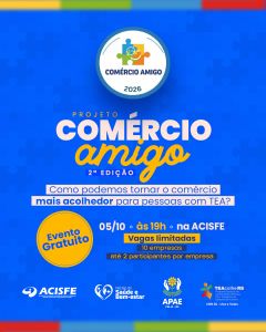 Projeto Comércio Amigo terá 2ª Edição